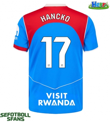 Atletico Madrid David Hancko #17 Tredje Tröja 2025-26 Kortärmad